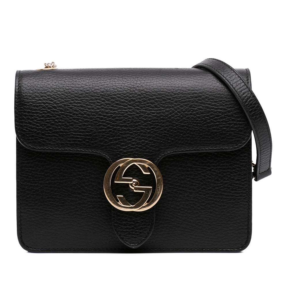 Pre-Loved Gucci Small Dollar Calfskin Interlocking G Crossbody